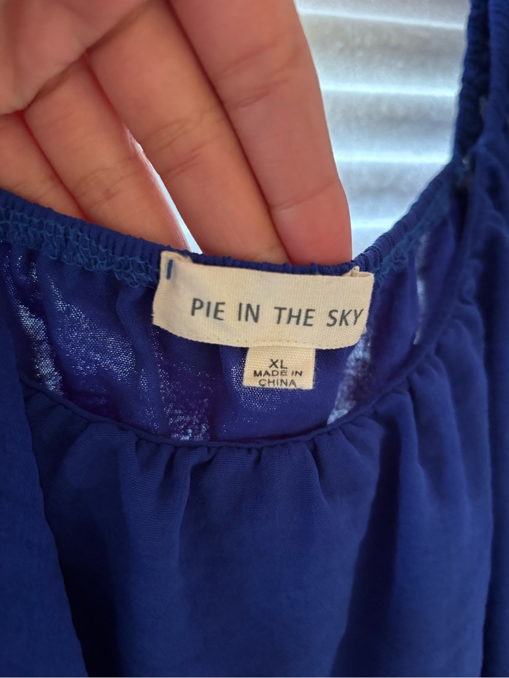 Pie in the Sky Royal Blue Top